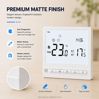 Termostato Inteligente WiFi para Calefacción por Suelo Radiante, 16A, Programable, Control de Temperatura Ambiente, Eléctrico/Hidrónico, Flexible, para Hogar y Oficina