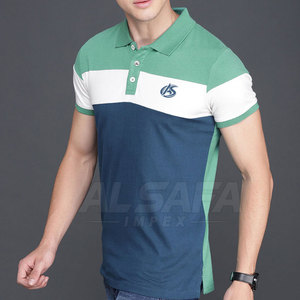 เสื้อโปโลชายคุณภาพพรีเมียม สีตัดกันสวยงาม วัสดุทนทาน ขายส่งเสื้อโปโล - Product Image 3