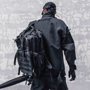 Chaqueta Táctica Urbana Techwear para Hombre, Impermeable, Multibolsillos, Cortavientos Funcional, Estilo Urbano, Cyberpunk, Ninja, Parka Utilitaria - Product Image 6