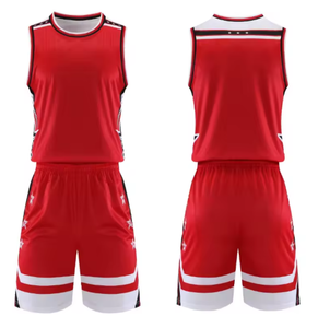 Custom Unisex Adults Basketball Jersey Set Quick-Dry Breathable Training Uniform Sportswear Sublimation Sleeveless <b>Shorts</b> Team - Product Image 4