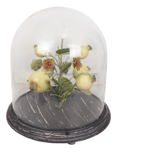 Couverture de fontaine, motif floral, décorations d'arche de Noël, centre de table, cloches, cloche en verre décorative de table, personnalisable en usine - Product Image 1