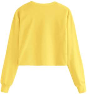 Sweat-shirt unisexe à manches longues et col rond, 100% coton molletonné, doux et confortable, streetwear, automne, imperméable, respirant - Product Image 1