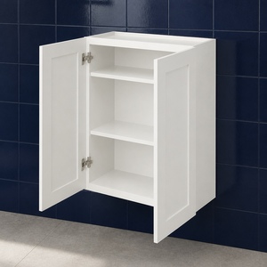 Armoires de cuisine murales en bois massif style Shaker, 30 x 36 pouces, blanc et gris, prêtes à assembler, en stock W3036 USA - Product Image 5
