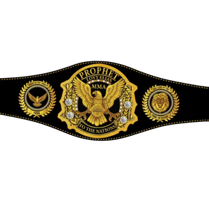 Ceinture de championnat MMA personnalisée Custom Prophecy avec motif d'aigle doré pour les combattants et les collectionneurs - Product Image 5