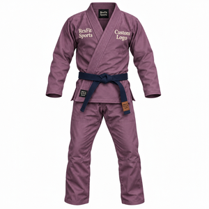 Pantalones de Práctica Unisex Rexfit Sports, Duraderos y Ligeros, de Algodón, para Grappling Brasileño, con Logotipo Personalizado Bordado en el Pecho - Product Image 1
