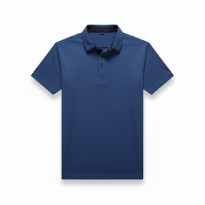 Camiseta Polo para Hombre, Algodón 260 GSM, Corte Regular, Manga Corta, Cuello en V, Ropa de Calle, Informal, Suave, Transpirable, Duradera, OEM/ODM - Product Image 1