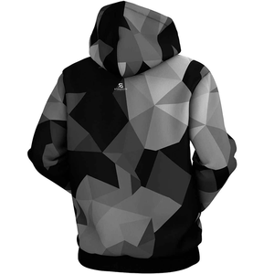 Sweat à capuche sportif pour homme, sublimation, impression personnalisée, tissu polaire 100% polyester, vêtements de sport d'hiver 2026 - Product Image 3