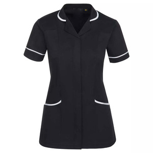 Conjuntos de Uniformes Médicos Unisex de Manga Corta, Tejido de Poliéster/Algodón, para Uso Hospitalario - Product Image 5