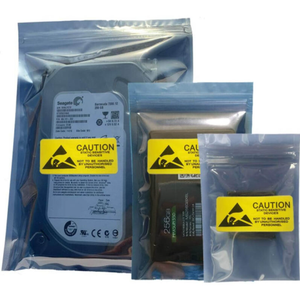 Zipper Stand <b>up</b> Pouch L90xW90xH110cm Durable ESD Protection Moisture Proof LDPE SYSTECH - Product Image 3