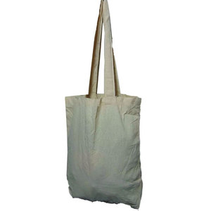 Large Cotton Canvas Shopping <b>Bag</b> with Sturdy Reinforced Handles Durable Reusable Tote <b>Bag</b> for Groceries Beach Travel <b>Work</b> School - Product Image 1