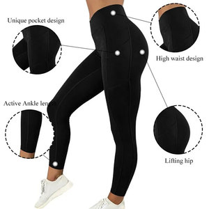 Leggings de compression pour femmes, collants de sport personnalisables, vêtements de sport respirants pour la course et l'exercice - Product Image 2