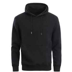 Sweat à capuche décontracté pour homme, en molleton de coton, avec logo personnalisé sur le devant, coupe classique, haute qualité, pour l'hiver - Product Image 1