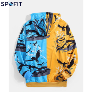 Sweat à capuche sublimé pour homme de haute qualité, personnalisé, hiver, couleur unie, respectueux de l'environnement, service OEM disponible - Product Image 2