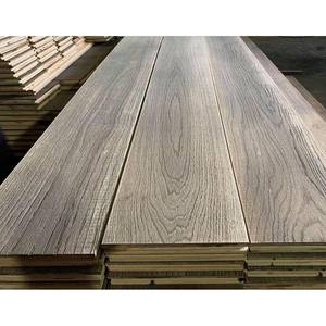 Planche de parquet en chêne blanc à 2 couches, largeur 6 po, système de jointure mâle et femelle, gris clair, sélection classique, brossé, finition UV - Product Image 4