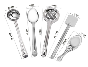 Stainless Steel Serving Spoon Mirror Finish Long Handle Kitchen <b>Tool</b> Supplier Wholesale Export Quality - Product Image 2