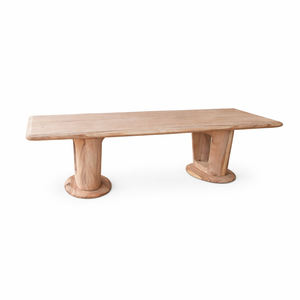Table à manger carrée en bois de suar massif à bord droit, moderne, sur mesure, de qualité supérieure, durable, pour restaurant, hôtel, usage domestique - Product Image 4