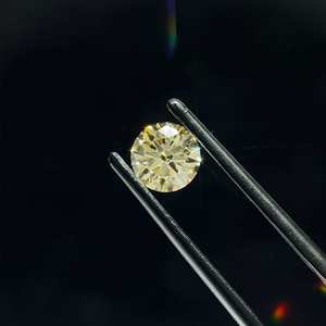 Diamante de laboratorio de color elegante, 1CT 2CT 3CT VVS VS, corte redondo, diamante suelto cultivado en laboratorio, diamante amarillo, diamantes de color auténticos de laboratorio - Product Image 2
