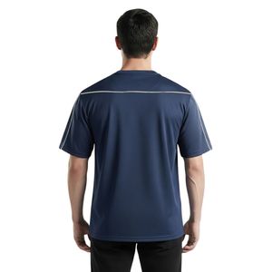 Camiseta Deportiva para Hombre, Corte Regular, Color Azul Marino, Algodón Premium, Transpirable, Suave, para Gimnasio, Entrenamiento, Uso Casual, OEM, ODM - Product Image 2