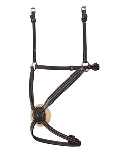 Bridon Grackle avec sangle de nez à surpiqûres décoratives, produit professionnel du fabricant équestre Annabelle, sangle de nez en peau de mouton mexicaine. - Product Image 2