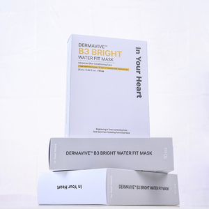 [In Your Heart] Dermavive B3 Bright Water Fit Mask 25ml Masque facial en feuille B3 Formule hydratante pour le soin de la peau - Product Image 4