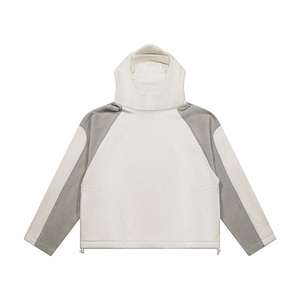 Conjunto de Sudadera con Capucha y Pantalones de Chándal al por Mayor, OEM, con Logotipo Personalizado, Estilo Urbano, Doble Capa, Transpirable, con Ojales, Paneles de Forro Polar y Tejido - Product Image 1