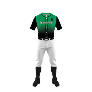 ชุดเบสบอลสีสันตามสั่ง ราคาส่งถูก น้ำหนักเบา แห้งเร็ว ระบายอากาศได้ดี ผลิตจากโพลีเอสเตอร์ 100% ผลิตในปากีสถาน - Product Image 1