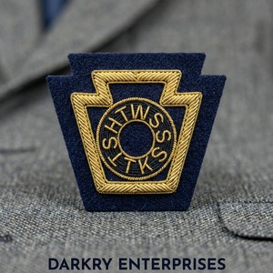 ตราสัญลักษณ์ปักลายแฮนด์เมด ทำจากลวดเงินแท้ รูปทรงโค้งแบบรอยัลอาร์ช สำหรับสมาคมเมสัน ยอร์คไรต์ HTWSSTKS  งานปักตราสัญลักษณ์แบบกำหนดเองสำหรับสมาคมพี่น้อง - Product Image 6