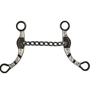 Venta al por mayor de bocados de cadena de acero inoxidable para caballos de estilo western con diseño personalizable y potencia de turbina - Product Image 5