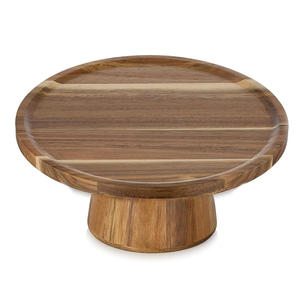 Soporte Redondo de Madera Hecho a Mano Ecológico de Varias Capas para Pasteles con Base Estable y Resistente para Uso Profesional en Panaderías - Product Image 4