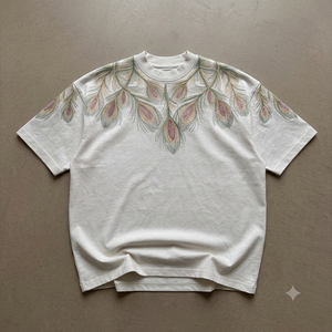 Camiseta de Lujo para Hombre al por Mayor OEM 2026, Camiseta de Alta Calidad con Logotipo Personalizado Bordado e Impreso, Diseño en Blanco, Fabricada por TRIOTAKE INDUSTRY - Product Image 4