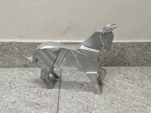 Esculturas de Animales de Safari Art Deco en Aluminio Fundido - Decoración para el Hogar de Varias Piezas - Product Image 4
