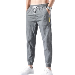 Men's Athletic <b>Joggers</b> Pants Summer Casual Elastic Waist <b>Slim</b> Fit Cotton <b>Jogger</b> Pants Boys Style - Product Image 3