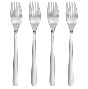 Fourchette en acier inoxydable de qualité supérieure à prix abordable, ensemble de 6 couverts en acier poli miroir (fourchettes et cuillères) - Product Image 2