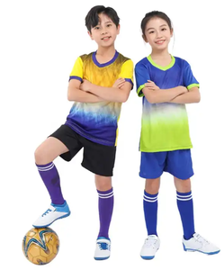 Tenue de football pour enfants très populaire – Vêtements d'entraînement d'été pour garçons et filles de maternelle, uniforme de classe, spectacle - Product Image 1
