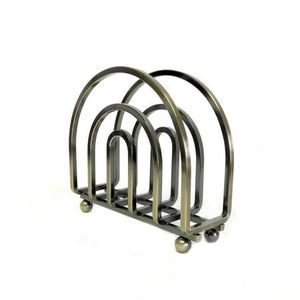 Modern Metal Rainbow Arch Napkin <b>Holder</b> Minimal Decorative <b>Tissue</b> Organizer Tabletop <b>Kitchen</b> Dining Display Stand - Product Image 1