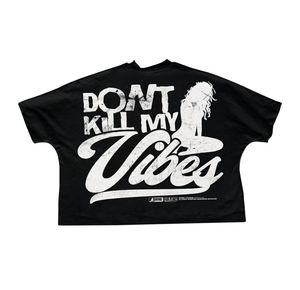 Camiseta Personalizada con Estampado DTG, Impresión en Pantalla 3D, Jersey de Algodón Grueso de 220 Gsm 300 Gsm, Camisetas Gráficas de Moda Urbana para Hombre - Product Image 6