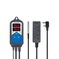 Contrôleur de température multi-scènes INKBIRD ITC-306T, thermostat numérique, double sortie de chauffage pour aquarium, reptile, serre