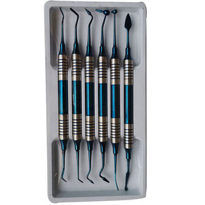 Kit de restauration dentaire en titane bleu, spatule de remplissage en résine composite par Grip Surgical - Product Image 5