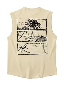 <b>Reflective</b> Strip Night Running Safety Sports Wear Sleeveless Men's Tank <b>Tops</b> - Product Image 5