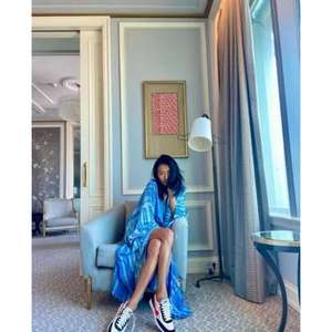 Kimono Largo de Playa Elegante 100% Algodón para Mujer, Calidad Premium, Hecho a Mano, Tie Dye, Mangas Largas, Secado Rápido, Transpirable - Product Image 3