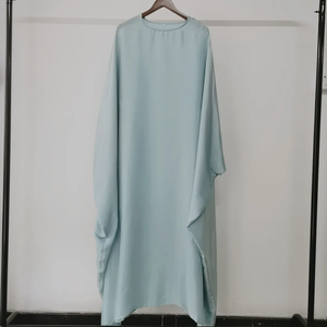 Ramadan Muslim Dress Women Abaya Eid Jilbab Kebaya Satin Bat Sleeve <b>Kaftan</b> Robe Caftan Hijab Dresses Kimono Islam Clothing Niqab - Product Image 2
