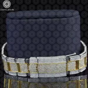 Charm_Jewells Luxury Stainless Steel <b>Watch</b> 38mm Round Dial Diamond Encrusted Analog Quartz Women's Fashion Band 18mm - Product Image 3