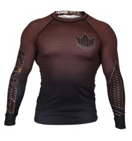 Rashguard Kingz Professionnel BJJ Blanc et Noir pour Hommes et Femmes, Manches Courtes, Classement 2026
