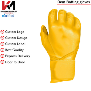 Premium Sheepskin Baseball Batting Gloves Anti-Slip Silicone Grip Professional Batting Gear Custom Logo Factory Direct Wholesale - Product Image 5