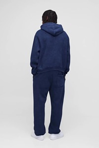 Nouvel ensemble de survêtement d'hiver pour homme, coupe ajustée, respirant, 100 % coton, avec logo personnalisé, design jogging - Product Image 5