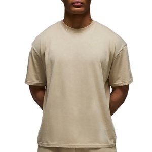 Conjunto de pantalones cortos de manga corta de verano informal para hombre de alta calidad nueva moda Color sólido fino tejido de punto suelto traje al por mayor - Product Image 3