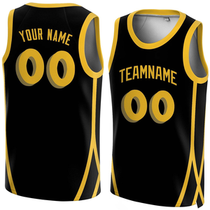 Nouveau maillot de basket-ball personnalisable, respirant et léger pour adultes, séchage rapide, tissu 100% polyester, nom, numéro et logo de l'équipe complets - Product Image 3