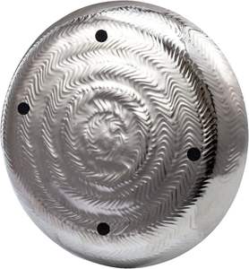 Plato Decorativo de Metal Plateado de Diseño Moderno y Lujoso para Mesa de Comedor y Centro de Mesa, Hecho en India a Precio de Mayoreo - Product Image 3