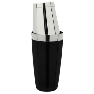 Shaker à cocktails moderne en acier inoxydable de qualité supérieure, ensemble de trois pièces pour la préparation de boissons - Product Image 1