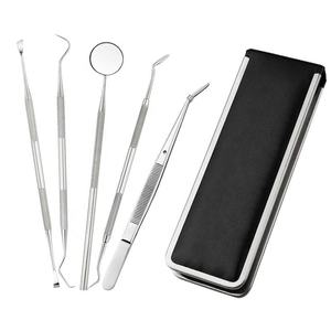 Juego de Instrumentos Dentales Manuales de Acero Inoxidable Reutilizables con Certificación CE Clase II, Kit de 12 Posiciones de Mandíbula, Color Plata, Venta al por Mayor - Product Image 4
